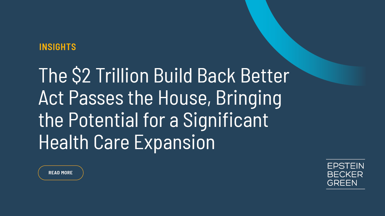 The $2 Trillion Build Back Better Act Passes The House, Bringing The ...